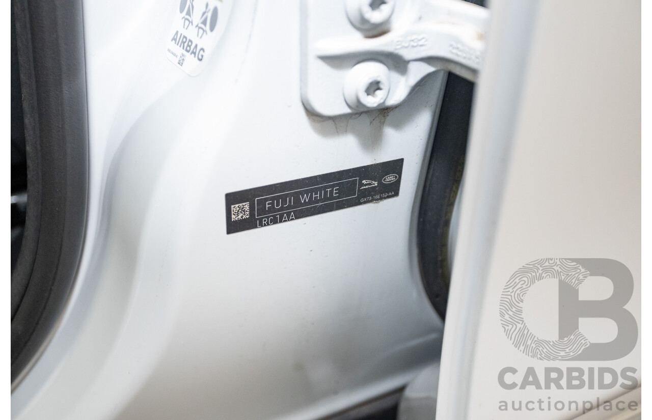 01/2019 Land Rover Discovery Sport Si4 (213kW) SE (AWD) L550 MY19 4D Wagon Fuji White Turbo 2.0L