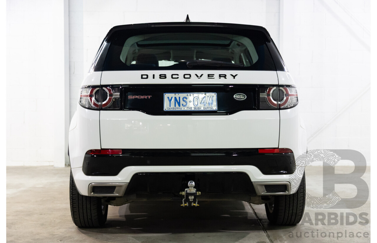 01/2019 Land Rover Discovery Sport Si4 SE (213kW AWD) L550 MY19 4d Wagon Fuji White/Black Roof Turbo 2.0L