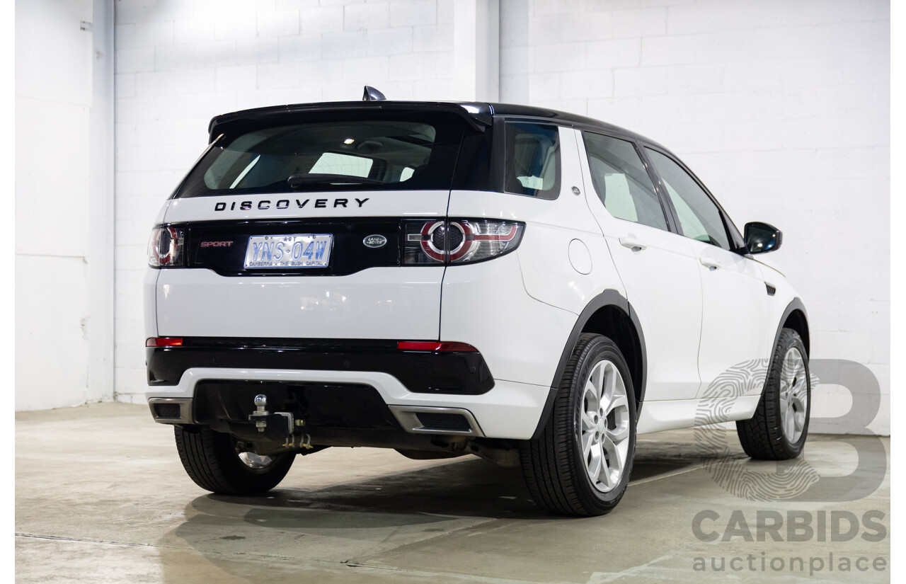 01/2019 Land Rover Discovery Sport Si4 SE (213kW AWD) L550 MY19 4d Wagon Fuji White/Black Roof Turbo 2.0L