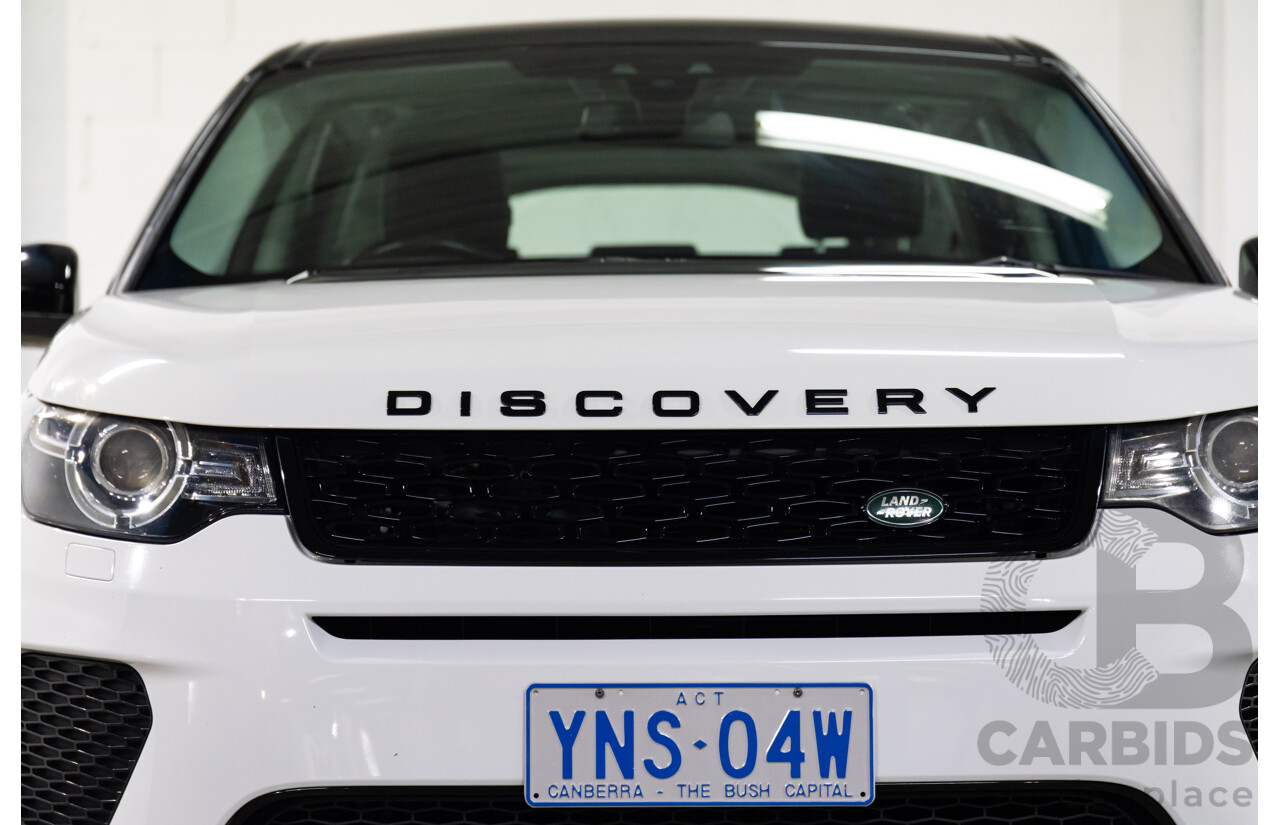 01/2019 Land Rover Discovery Sport Si4 SE (213kW AWD) L550 MY19 4d Wagon Fuji White/Black Roof Turbo 2.0L