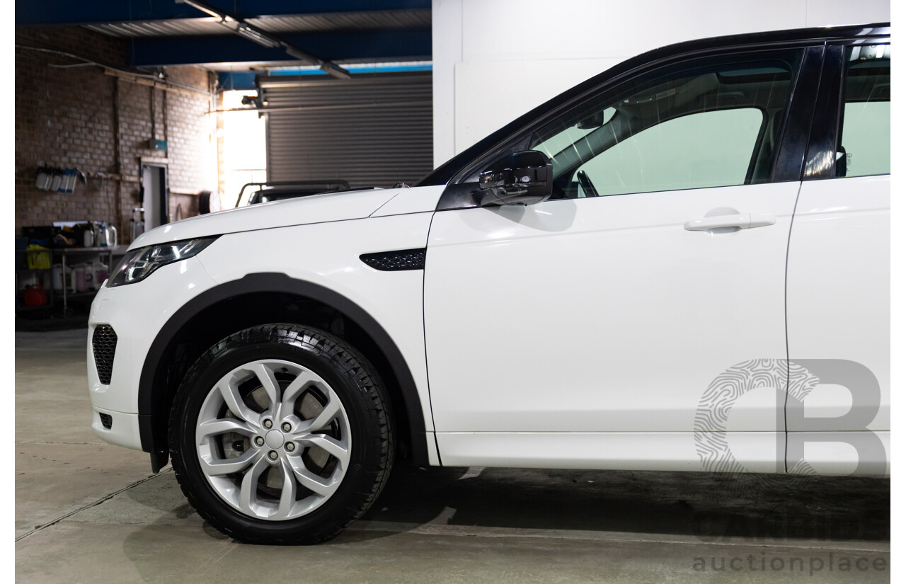 01/2019 Land Rover Discovery Sport Si4 SE (213kW AWD) L550 MY19 4d Wagon Fuji White/Black Roof Turbo 2.0L