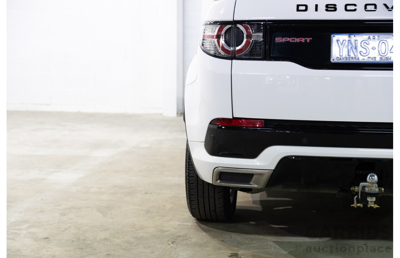 01/2019 Land Rover Discovery Sport Si4 SE (213kW AWD) L550 MY19 4d Wagon Fuji White/Black Roof Turbo 2.0L