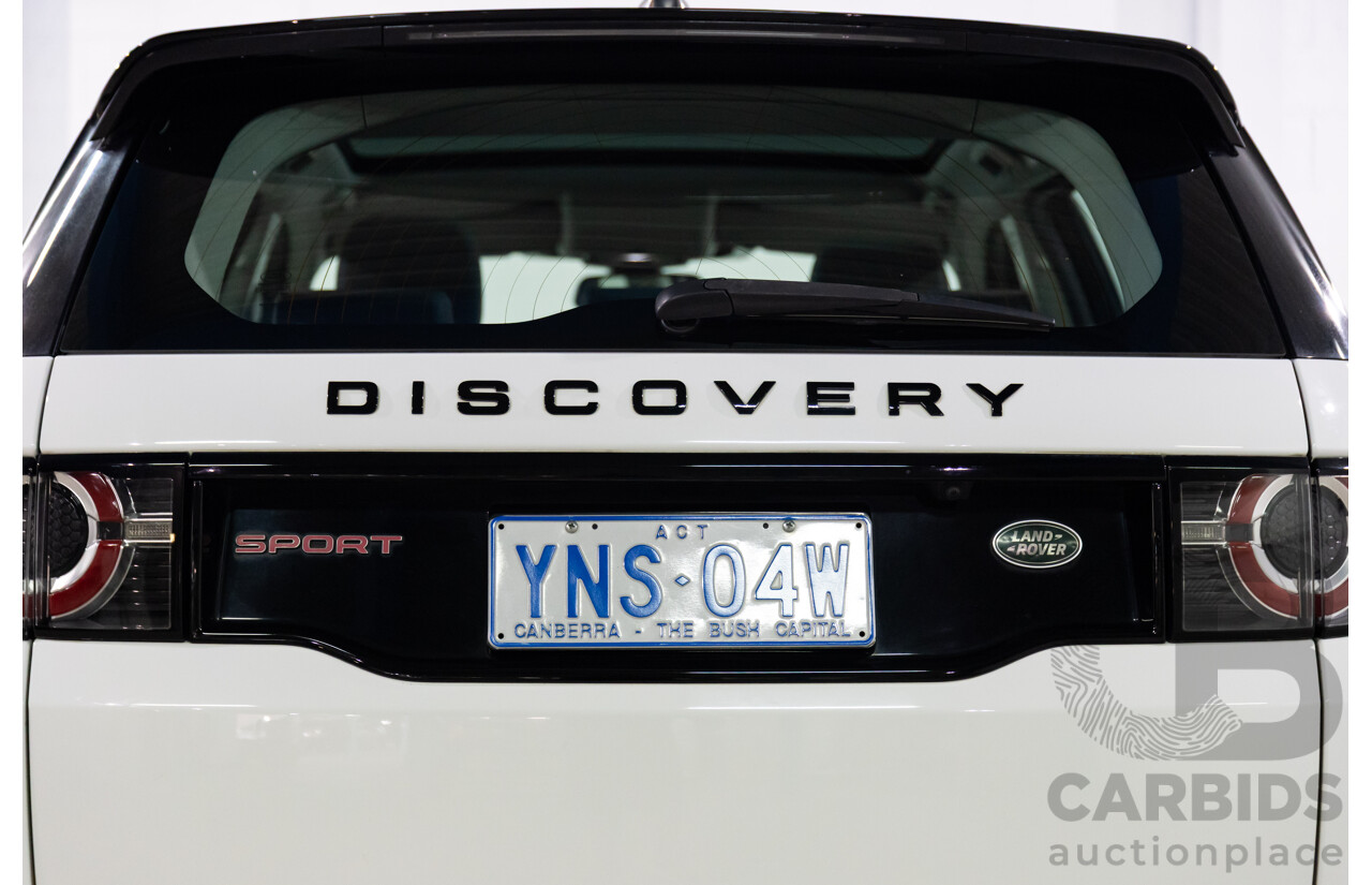 01/2019 Land Rover Discovery Sport Si4 SE (213kW AWD) L550 MY19 4d Wagon Fuji White/Black Roof Turbo 2.0L