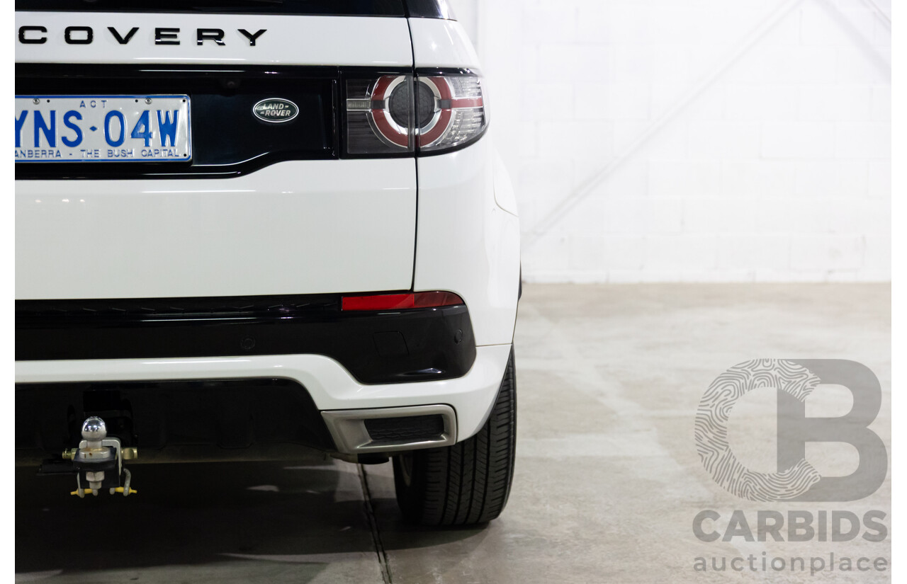 01/2019 Land Rover Discovery Sport Si4 SE (213kW AWD) L550 MY19 4d Wagon Fuji White/Black Roof Turbo 2.0L