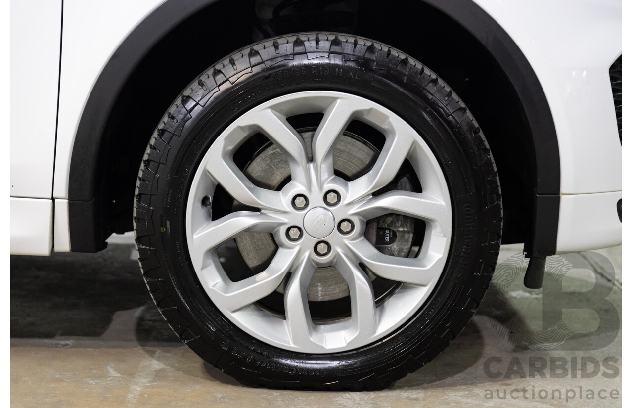 01/2019 Land Rover Discovery Sport Si4 SE (213kW AWD) L550 MY19 4d Wagon Fuji White/Black Roof Turbo 2.0L
