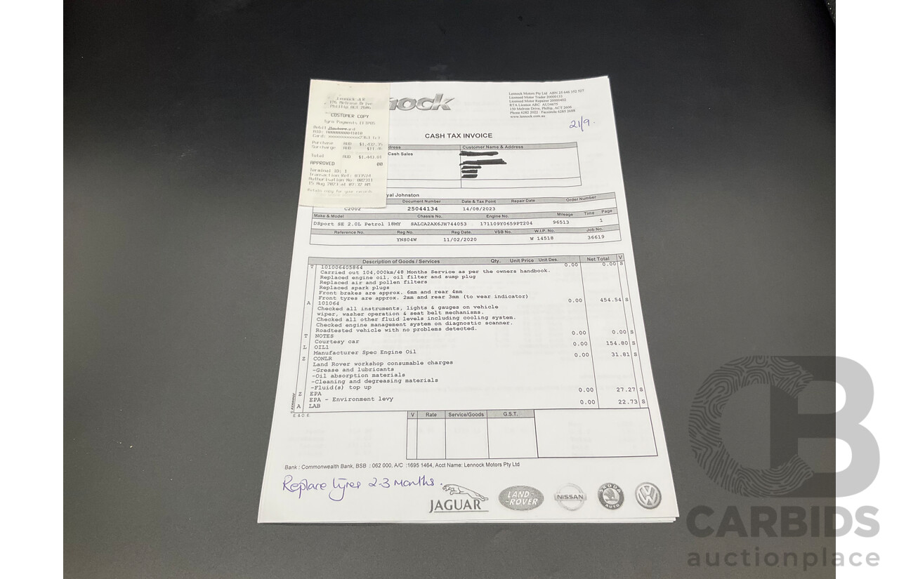 01/2019 Land Rover Discovery Sport Si4 SE (213kW AWD) L550 MY19 4d Wagon Fuji White/Black Roof Turbo 2.0L