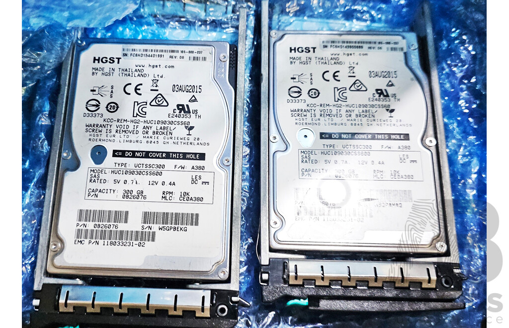 Assorted Lot of SAS Drives