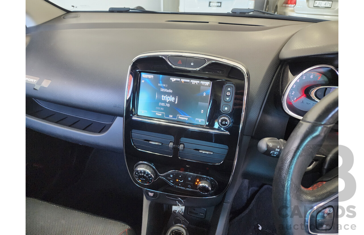 6/2014 Renault Clio RS 200 Sport Trophy X98 5d Hatchback White 1.6L