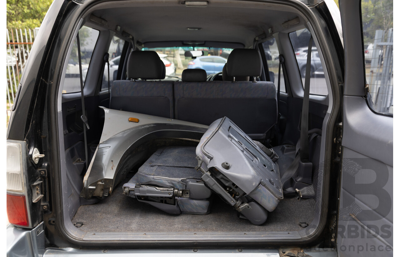 10/2000 Toyota Landcruiser Prado GXL (4x4) KZJ95R 4d Wagon Black Onyx Turbo Diesel 3.0L