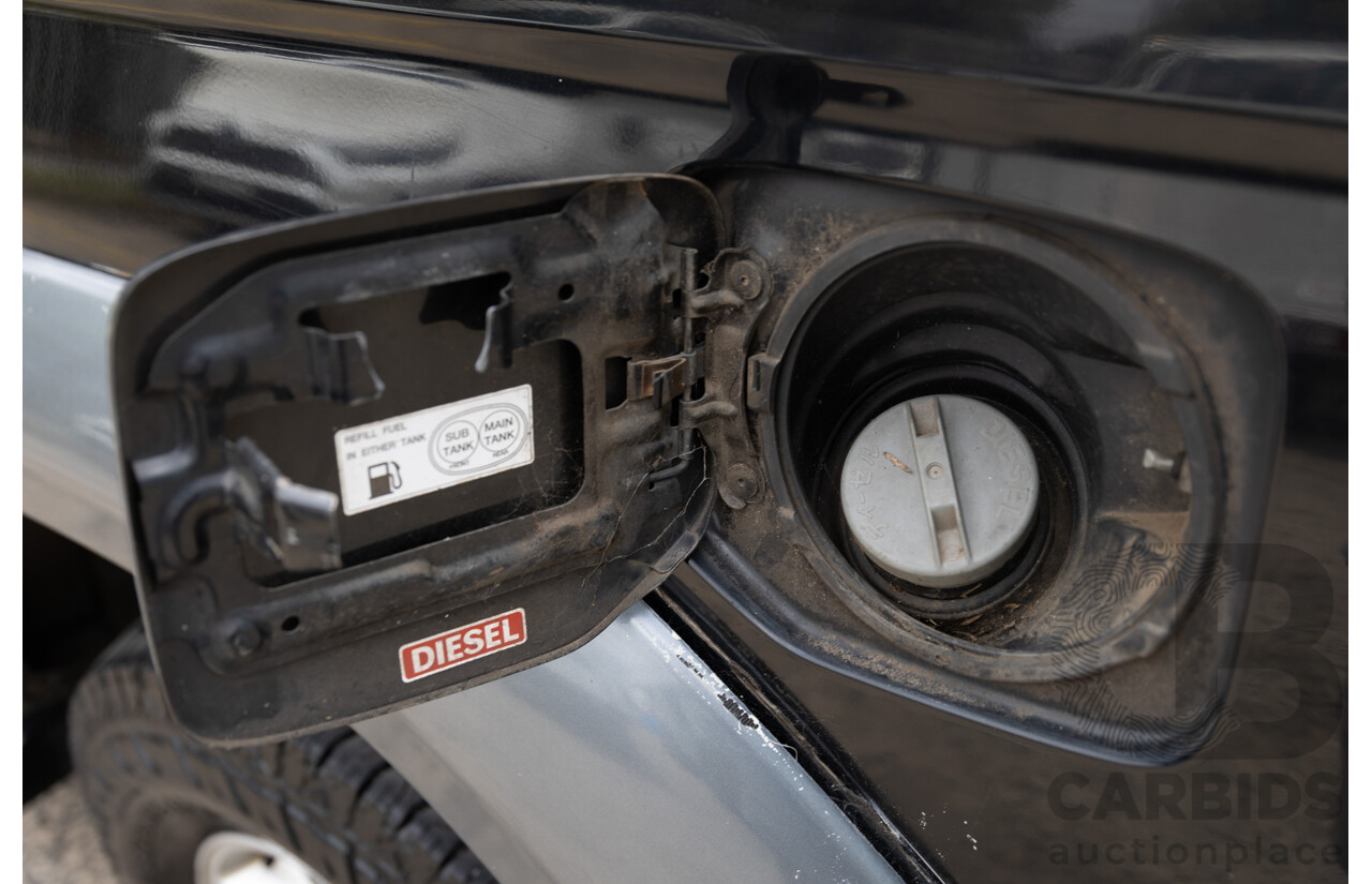 10/2000 Toyota Landcruiser Prado GXL (4x4) KZJ95R 4d Wagon Black Onyx Turbo Diesel 3.0L