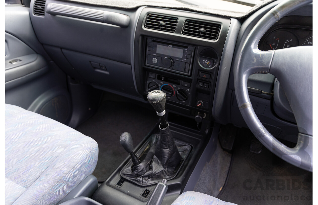 10/2000 Toyota Landcruiser Prado GXL (4x4) KZJ95R 4d Wagon Black Onyx Turbo Diesel 3.0L