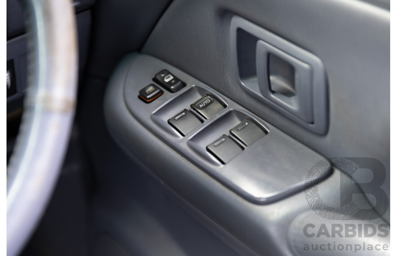 10/2000 Toyota Landcruiser Prado GXL (4x4) KZJ95R 4d Wagon Black Onyx Turbo Diesel 3.0L