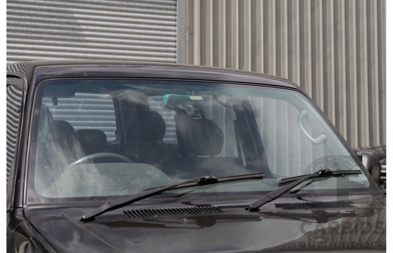 10/2000 Toyota Landcruiser Prado GXL (4x4) KZJ95R 4d Wagon Black Onyx Turbo Diesel 3.0L