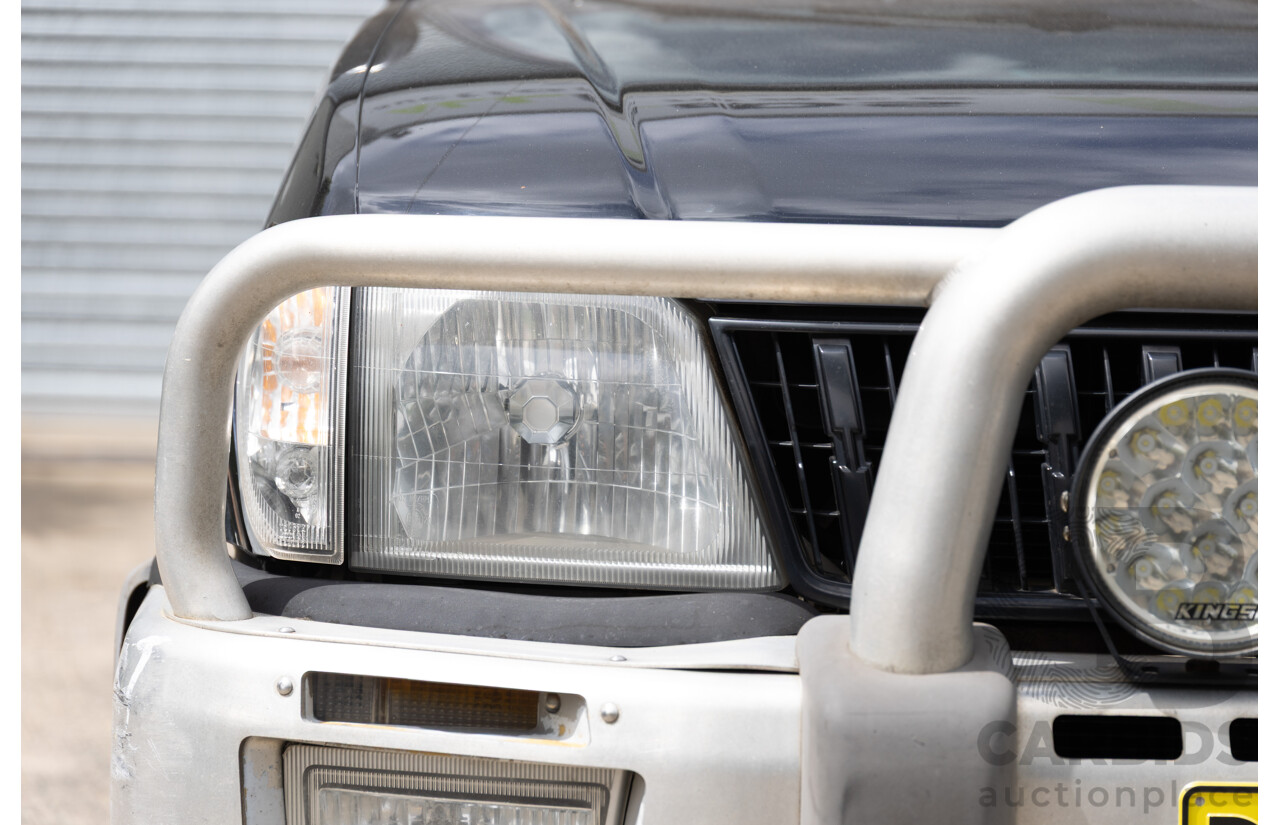 10/2000 Toyota Landcruiser Prado GXL (4x4) KZJ95R 4d Wagon Black Onyx Turbo Diesel 3.0L