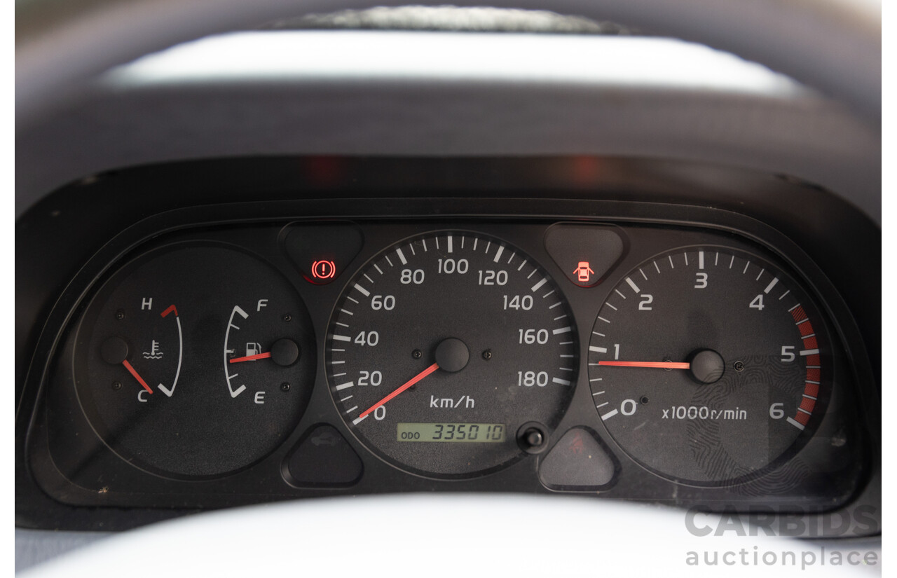 10/2000 Toyota Landcruiser Prado GXL (4x4) KZJ95R 4d Wagon Black Onyx Turbo Diesel 3.0L