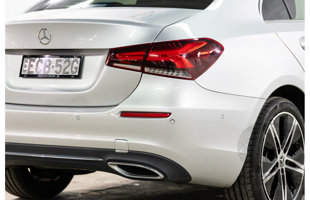 05/2019 Mercedes-Benz A200 (FWD) 177 MY19.5 4d Sedan Iridium Silver Metallic Turbo 1.3L