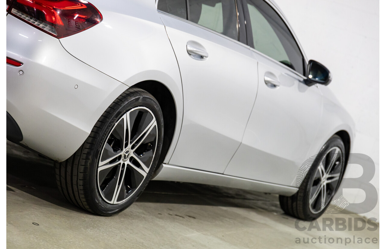 05/2019 Mercedes-Benz A200 (FWD) 177 MY19.5 4d Sedan Iridium Silver Metallic Turbo 1.3L