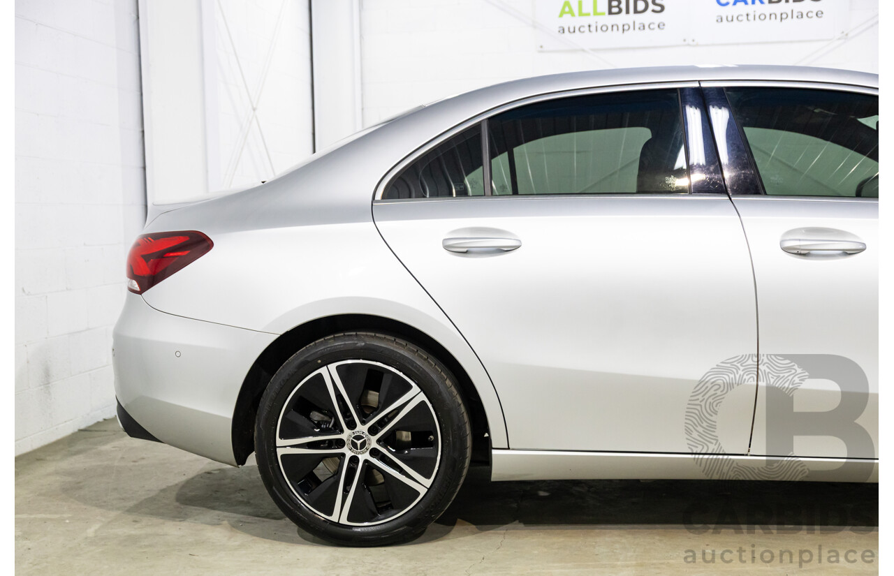 05/2019 Mercedes-Benz A200 (FWD) 177 MY19.5 4d Sedan Iridium Silver Metallic Turbo 1.3L