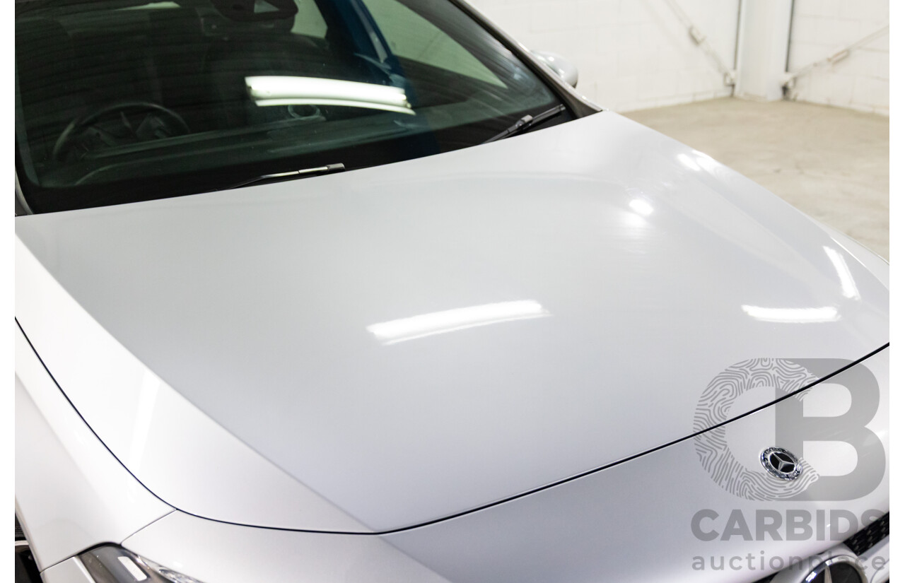 05/2019 Mercedes-Benz A200 (FWD) 177 MY19.5 4d Sedan Iridium Silver Metallic Turbo 1.3L