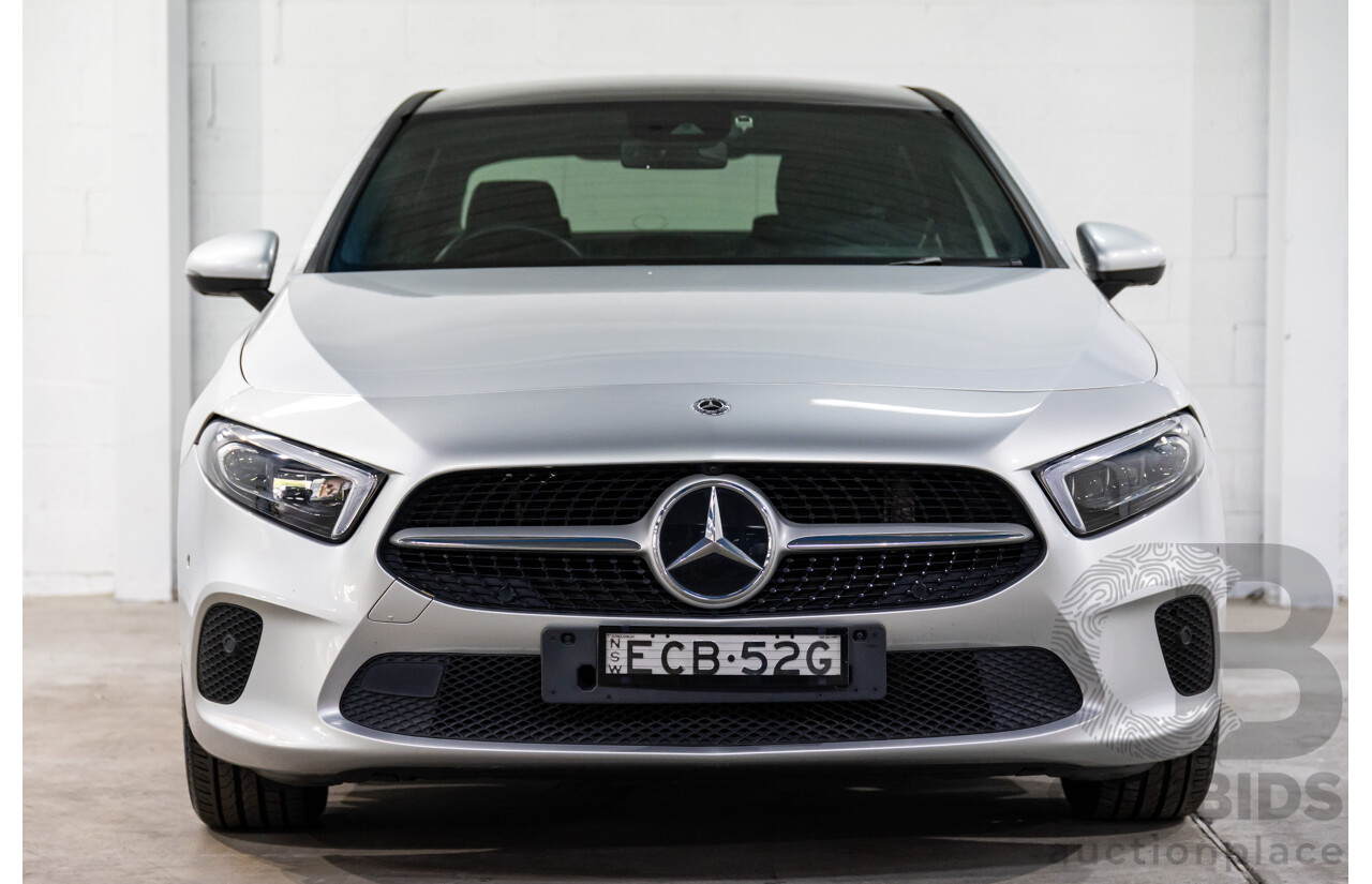 05/2019 Mercedes-Benz A200 (FWD) 177 MY19.5 4d Sedan Iridium Silver Metallic Turbo 1.3L