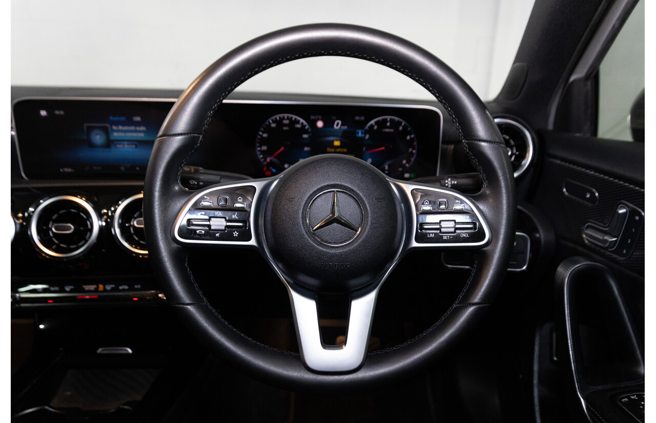 05/2019 Mercedes-Benz A200 (FWD) 177 MY19.5 4d Sedan Iridium Silver Metallic Turbo 1.3L