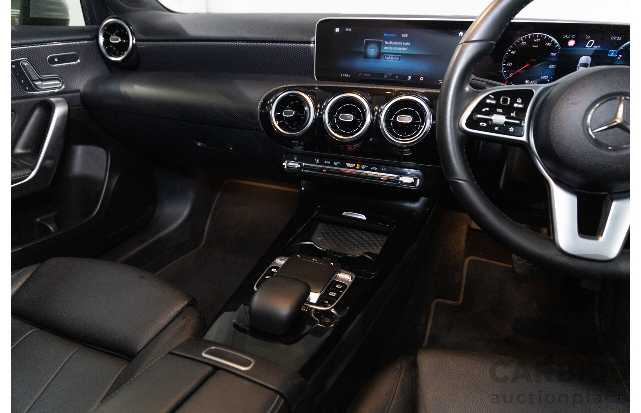 05/2019 Mercedes-Benz A200 (FWD) 177 MY19.5 4d Sedan Iridium Silver Metallic Turbo 1.3L