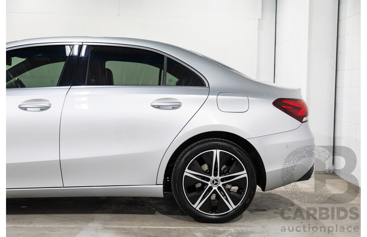 05/2019 Mercedes-Benz A200 (FWD) 177 MY19.5 4d Sedan Iridium Silver Metallic Turbo 1.3L