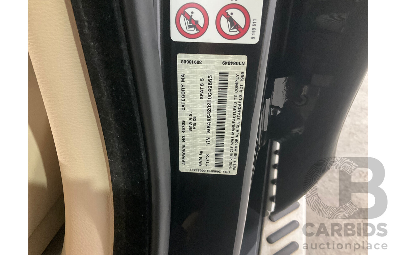 11/2013 BMW X5 xDrive30d Performance Edition E70 MY12 4d Wagon Sophisto Grey Brilliant Effect Metallic Turbo Diesel 3.0L