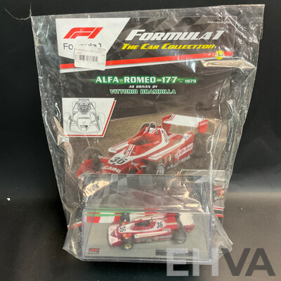 Collection of 6 ''Formula 1 the Car Collection'' Magazine with 1/43 Collectable Die Cast Model Car