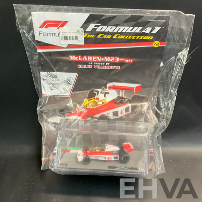 Collection of 6 ''Formula 1 the Car Collection'' Magazine with 1/43 Collectable Die Cast Model Car