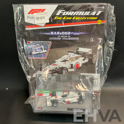Collection of 6 ''Formula 1 the Car Collection'' Magazine with 1/43 Collectable Die Cast Model Car