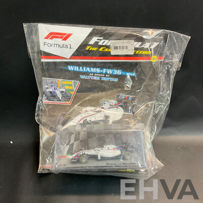 Collection of 6 ''Formula 1 the Car Collection'' Magazine with 1/43 Collectable Die Cast Model Car