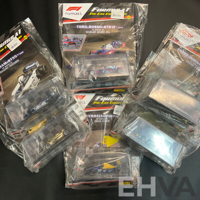 Collection of 6 ''Formula 1 the Car Collection'' Magazine with 1/43 Collectable Die Cast Model Car