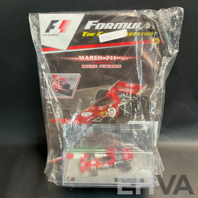 Collection of 7 ''Formula 1 the Car Collection'' Magazine with 1/43 Collectable Die Cast Model Car