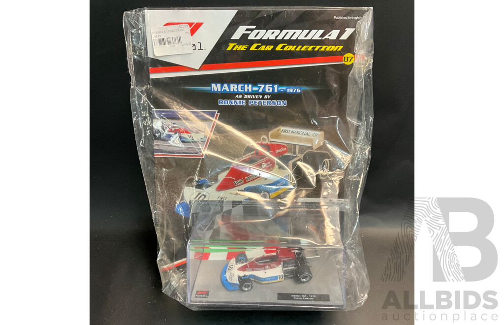 Collection of 6 ''Formula 1 the Car Collection'' Magazine with 1/43 Collectable Die Cast Model Car