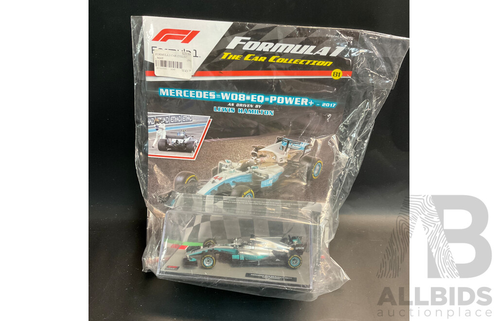 Collection of 6 ''Formula 1 the Car Collection'' Magazine with 1/43 Collectable Die Cast Model Car