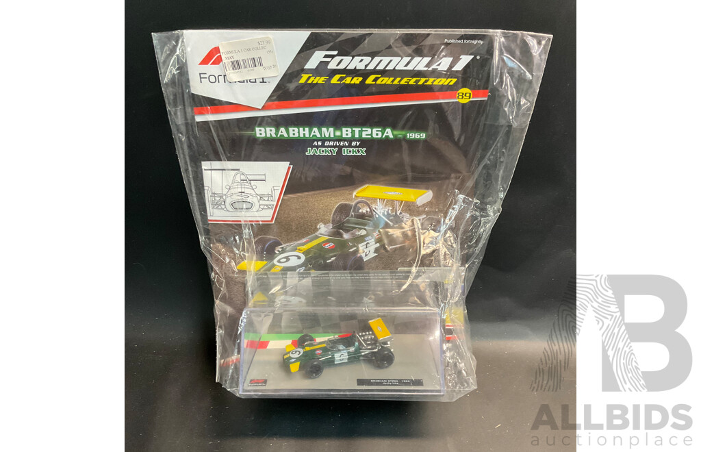Collection of 6 ''Formula 1 the Car Collection'' Magazine with 1/43 Collectable Die Cast Model Car