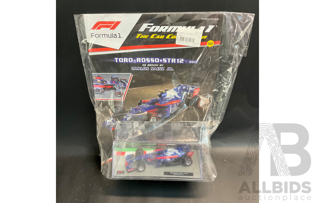 Collection of 6 ''Formula 1 the Car Collection'' Magazine with 1/43 Collectable Die Cast Model Car