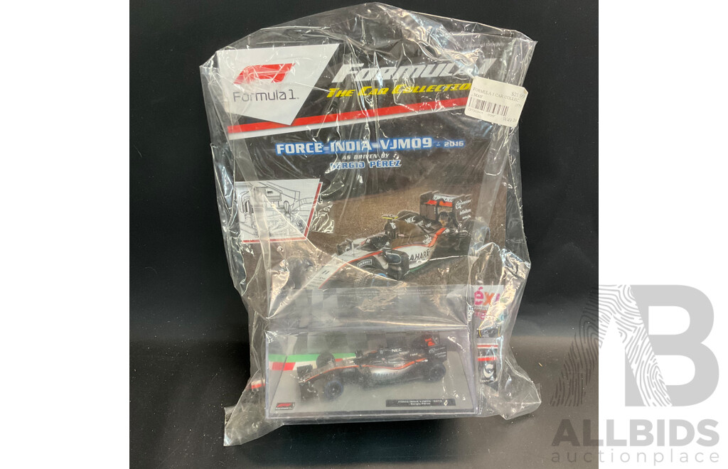 Collection of 6 ''Formula 1 the Car Collection'' Magazine with 1/43 Collectable Die Cast Model Car