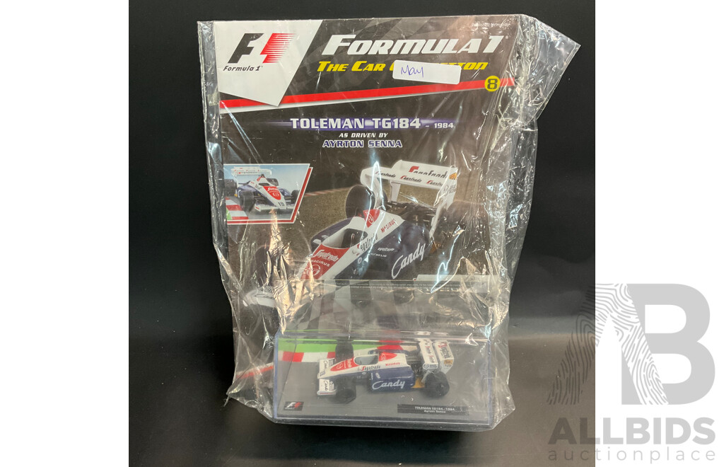 Collection of 6 ''Formula 1 the Car Collection'' Magazine with 1/43 Collectable Die Cast Model Car