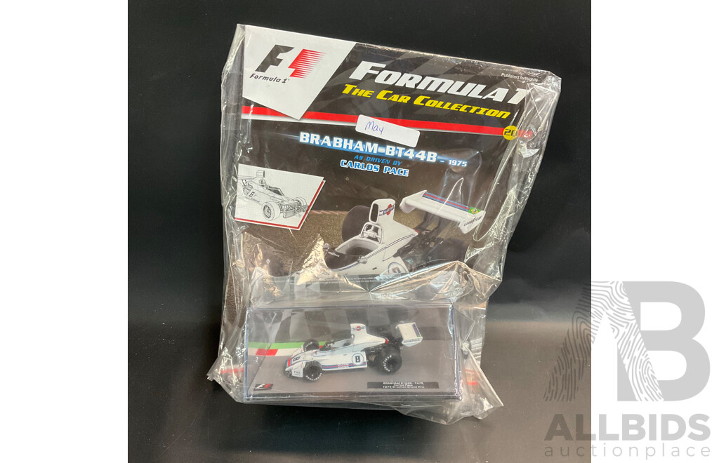 Collection of 6 ''Formula 1 the Car Collection'' Magazine with 1/43 Collectable Die Cast Model Car