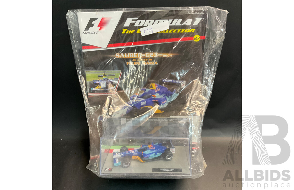 Collection of 6 ''Formula 1 the Car Collection'' Magazine with 1/43 Collectable Die Cast Model Car