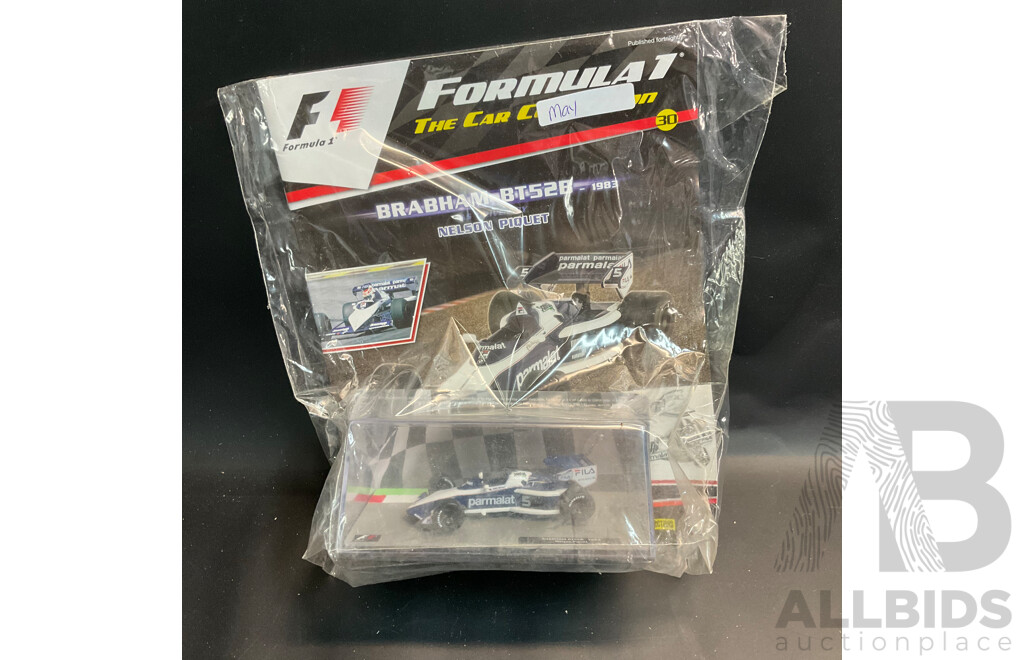 Collection of 6 ''Formula 1 the Car Collection'' Magazine with 1/43 Collectable Die Cast Model Car
