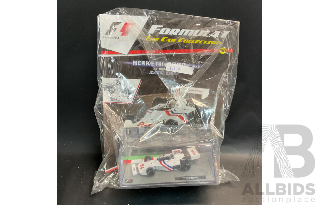 Collection of 7 ''Formula 1 the Car Collection'' Magazine with 1/43 Collectable Die Cast Model Car