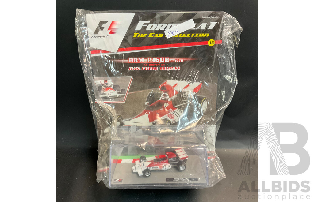 Collection of 7 ''Formula 1 the Car Collection'' Magazine with 1/43 Collectable Die Cast Model Car