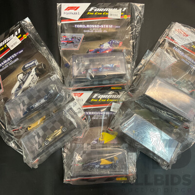 Collection of 6 ''Formula 1 the Car Collection'' Magazine with 1/43 Collectable Die Cast Model Car