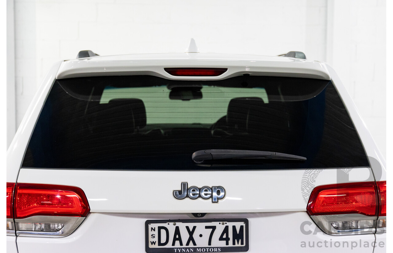 9/2015 Jeep Grand Cherokee Limited (4x4) WK MY15 4d Wagon Bright White Turbo Diesel V6 3.0L