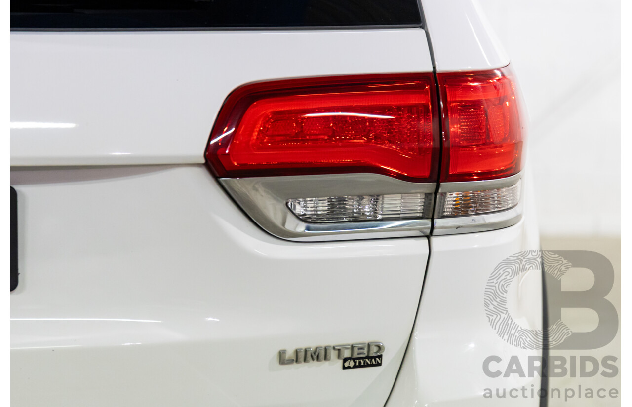 9/2015 Jeep Grand Cherokee Limited (4x4) WK MY15 4d Wagon Bright White Turbo Diesel V6 3.0L