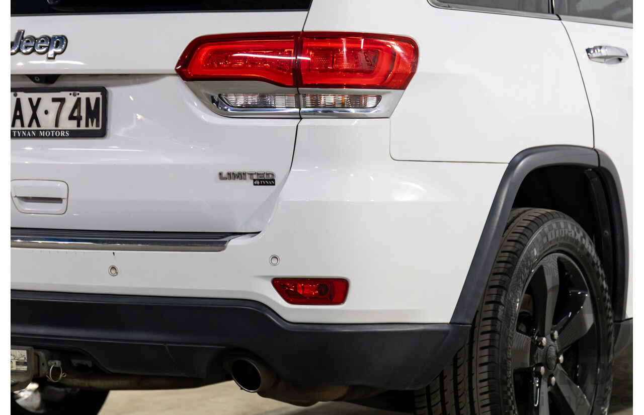 9/2015 Jeep Grand Cherokee Limited (4x4) WK MY15 4d Wagon Bright White Turbo Diesel V6 3.0L
