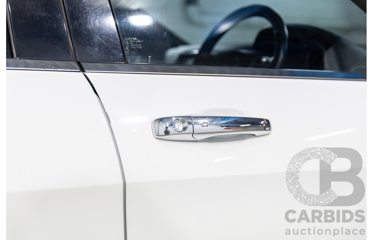 9/2015 Jeep Grand Cherokee Limited (4x4) WK MY15 4d Wagon Bright White Turbo Diesel V6 3.0L